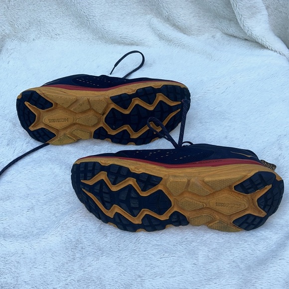 Hoka men sz US 10 2E / EU 44 in EUC M Challenger ATR 6 Wide navy blue orange - Picture 7 of 7